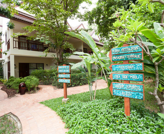 湄南酒店住宿-天堂海滩度假村