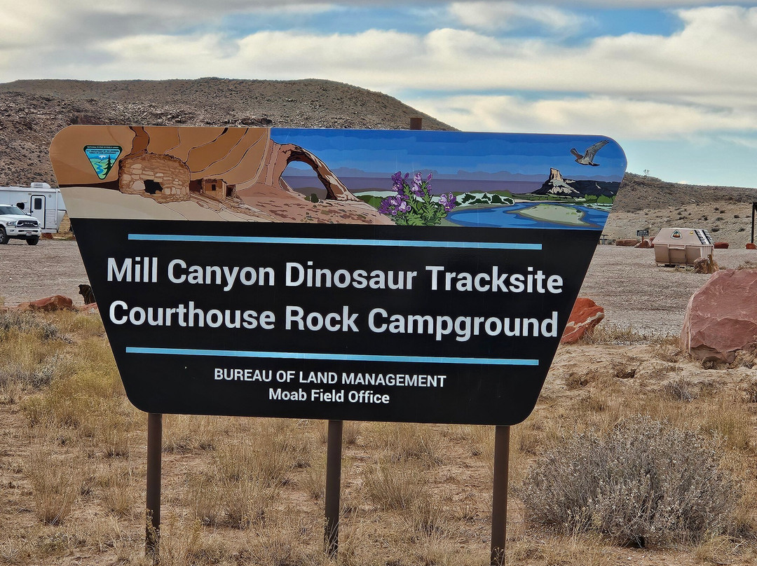 Mill Canyon Dinosaur Trail-莫阿布必去景点