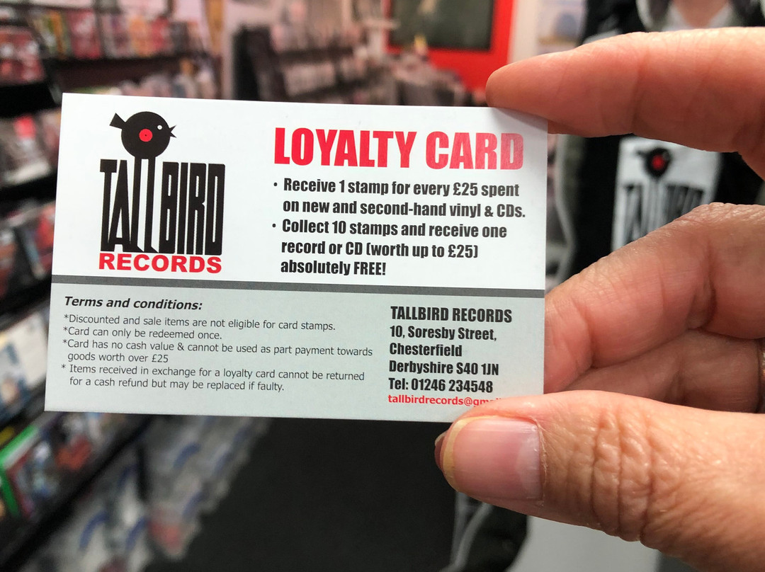 Tallbird Records-切斯特菲尔德必去景点