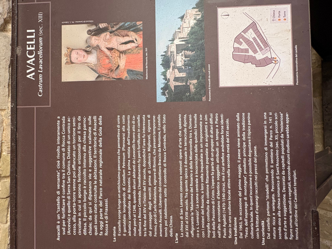 Castello di Avacelli-Arcevia必去景点