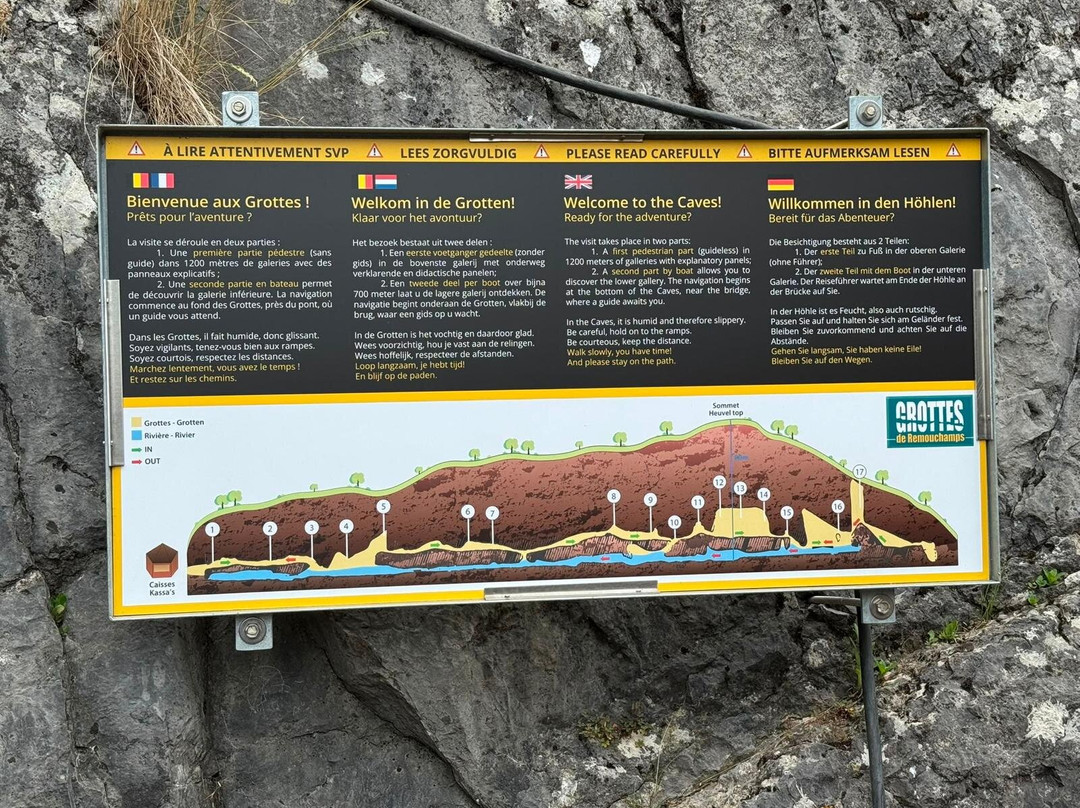 Grottes de Remouchamps-Sougne-Remouchamps必去景点
