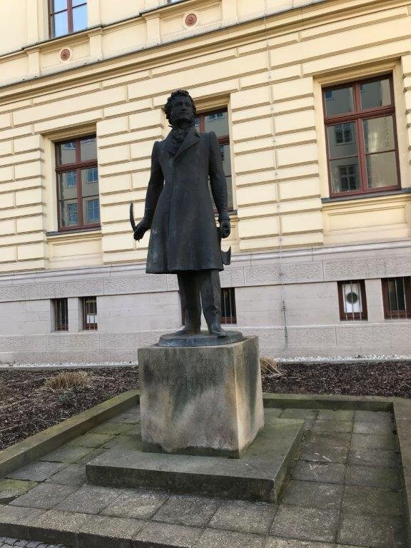 Puschkin Denkmal-Gera必去景点