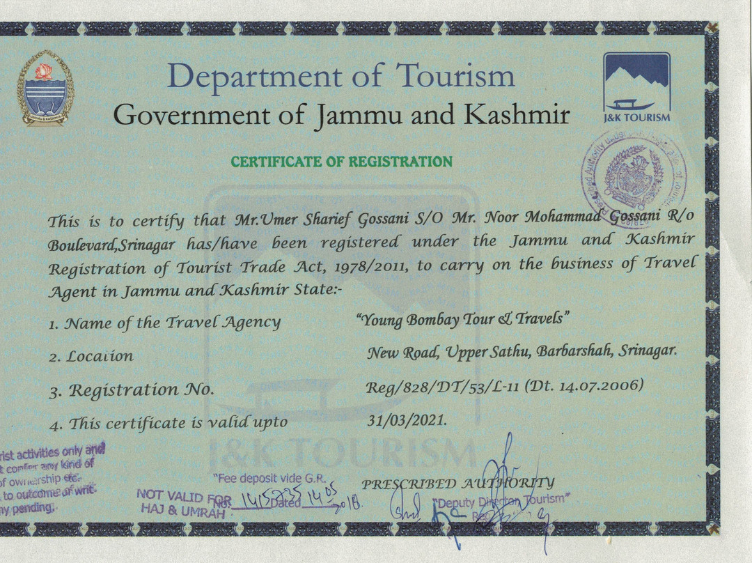 Young Bombay Tours Kashmir-斯利那加必去景点