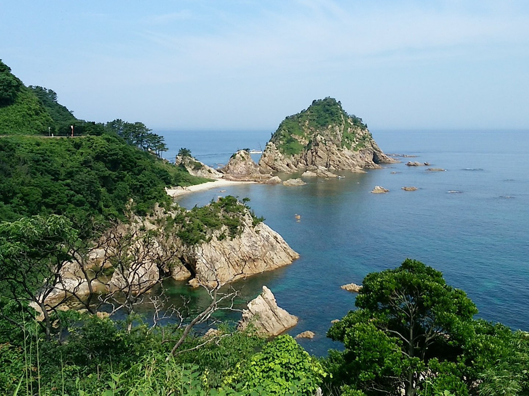 Shirahara Kamogaiso Rocky Shore-岩美町必去景点