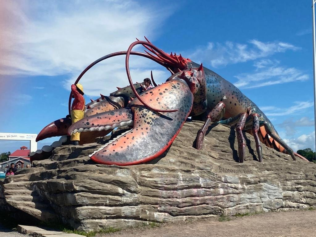 Shediac's Giant Lobster-希迪亚克必去景点