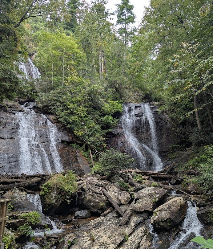 Anna Ruby Falls-海伦必去景点
