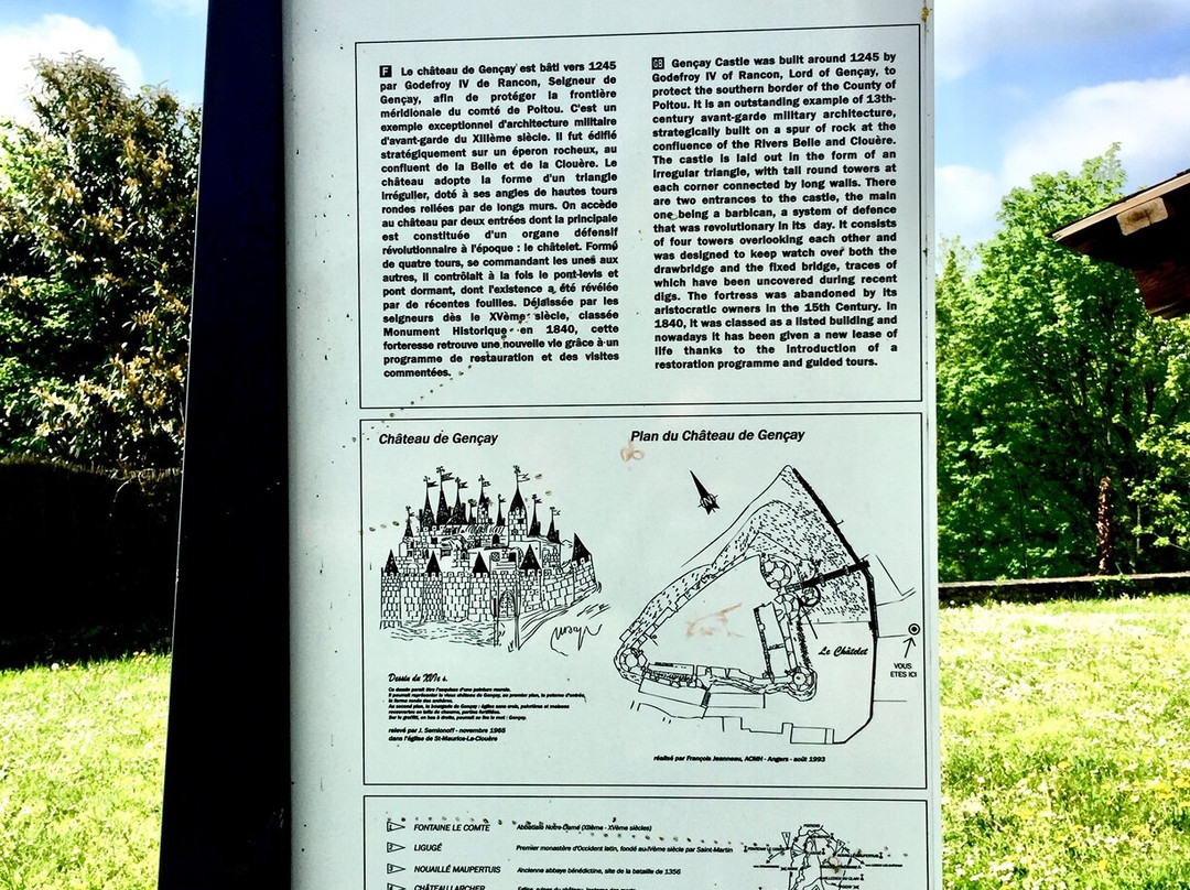 Chateau de Gencay-Gencay必去景点