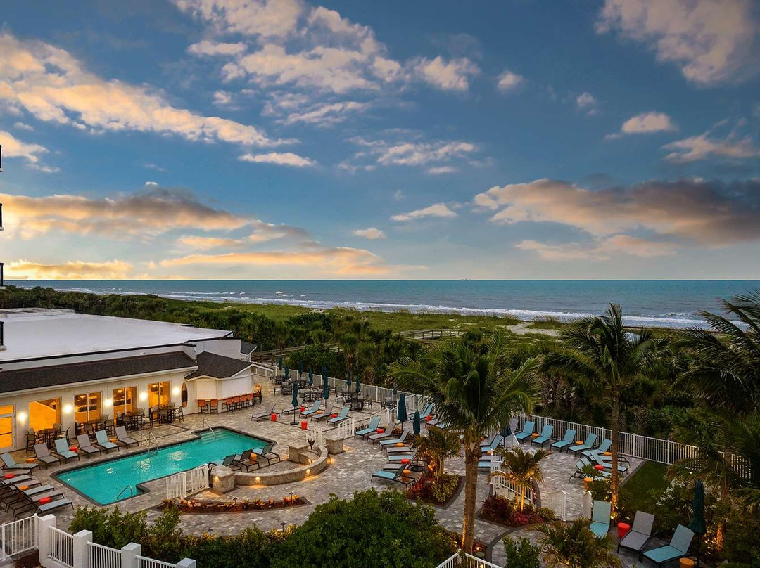 可可海滩酒店住宿-Hilton Garden Inn Cocoa Beach Oceanfront
