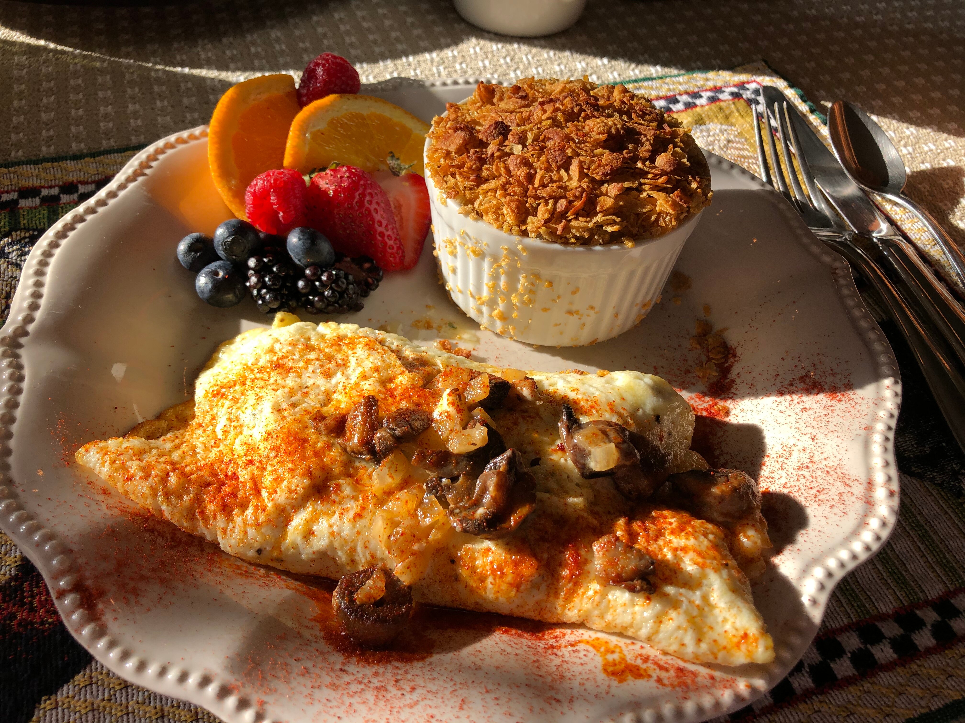 Mary's Meadow at Fernwood Farm Bed and Breakfast-餐饮