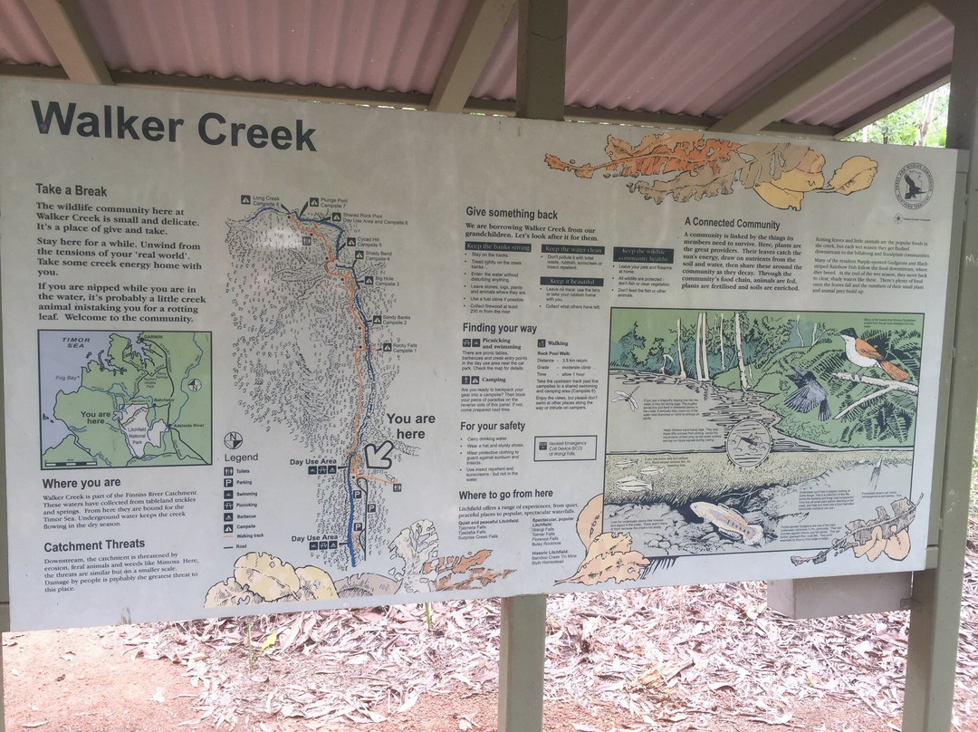 Walker Creek-Litchfield National Park必去景点