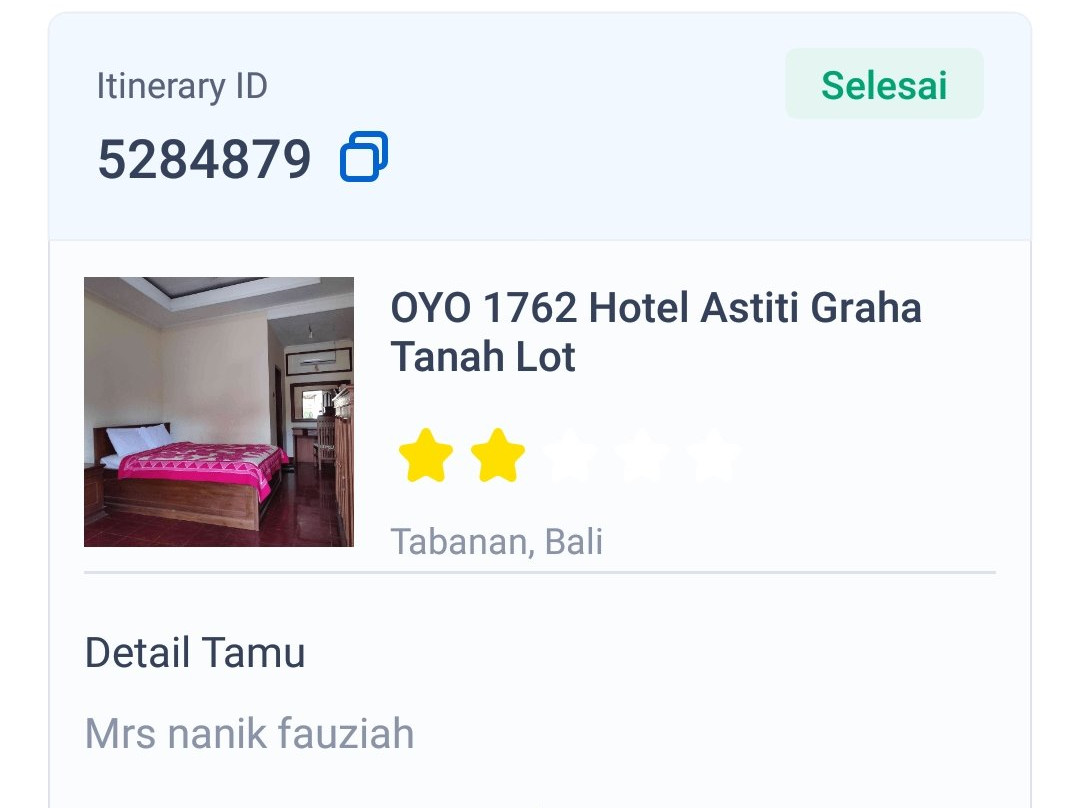 Tanah Lot酒店住宿-OYO 1762 Hotel Astiti Graha Tanah Lot