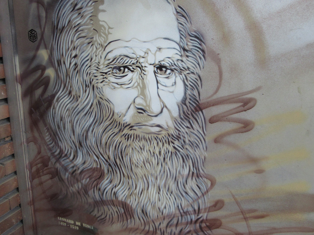 Fresque "Léonard de Vinci"-Le Bourget必去景点