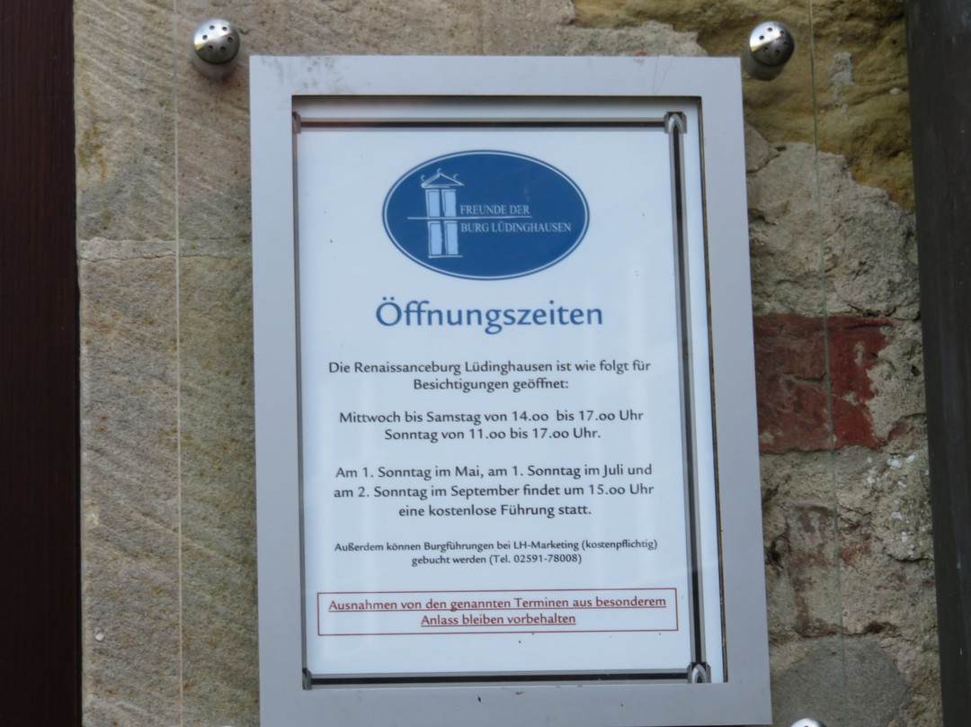 Renaissanceburg Luedinghausen景点图片