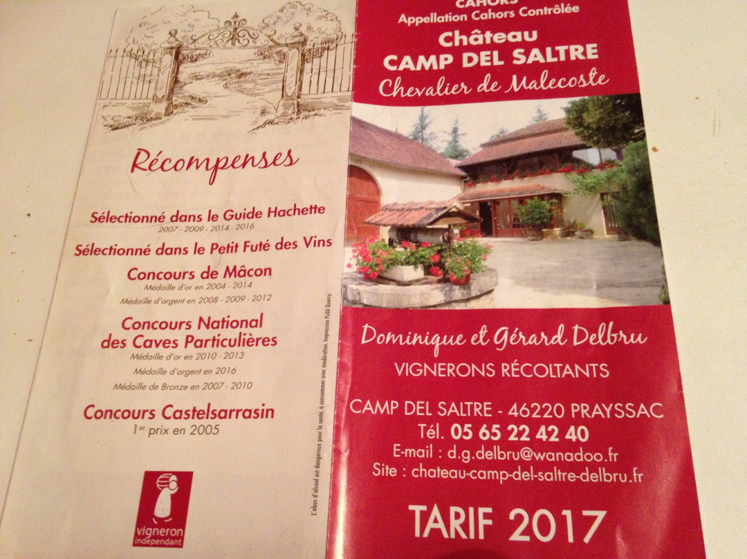 Château Camp del Saltre-Prayssac必去景点