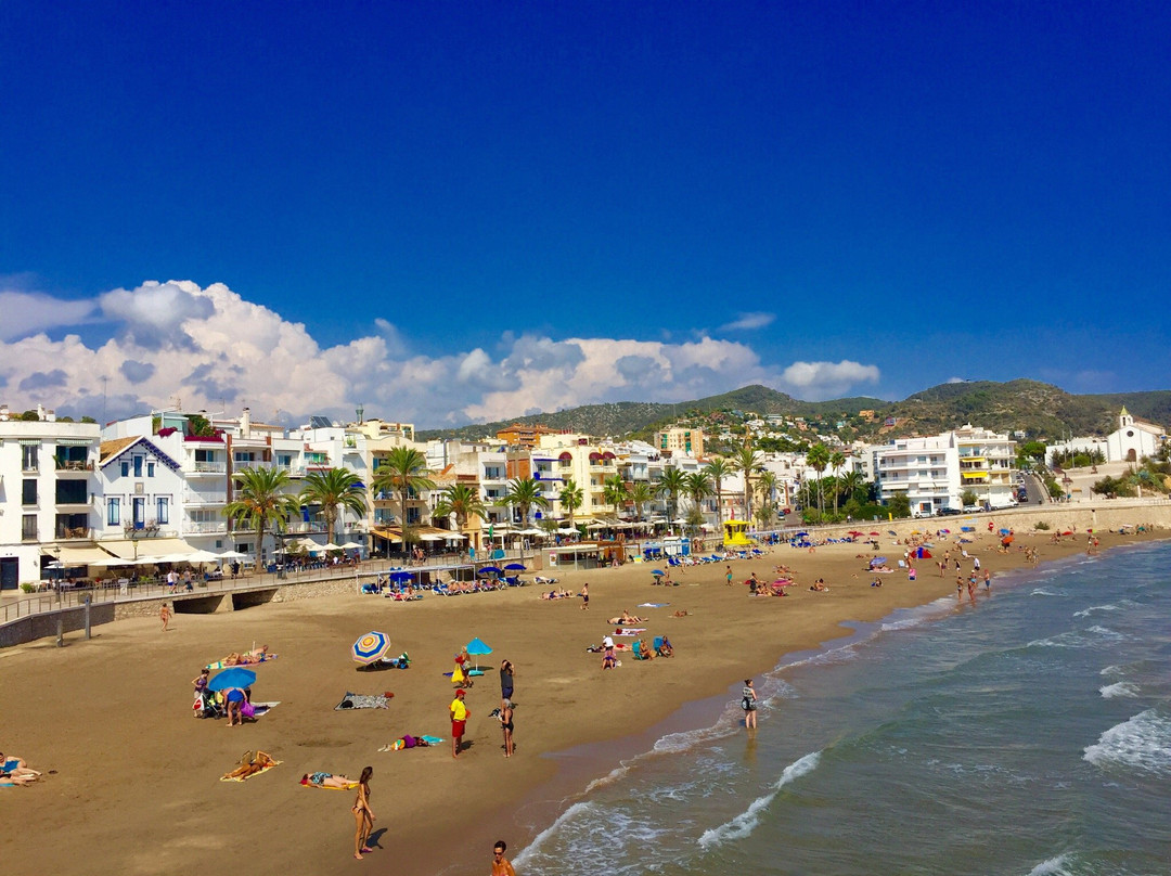 Playa de Sant Sebastia景点图片
