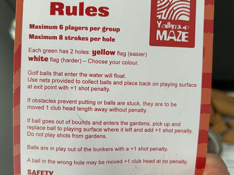 Yallingup Maze & Mini Golf-雅林角必去景点