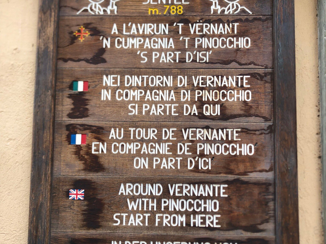 Il centro storico e i murales di Pinocchio-Vernante必去景点