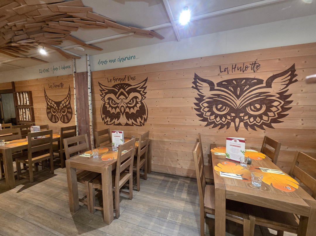 三只猫头鹰酒店主图