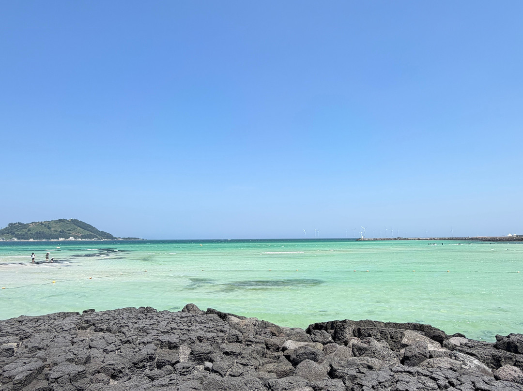 挟才海水浴场-济州必去景点