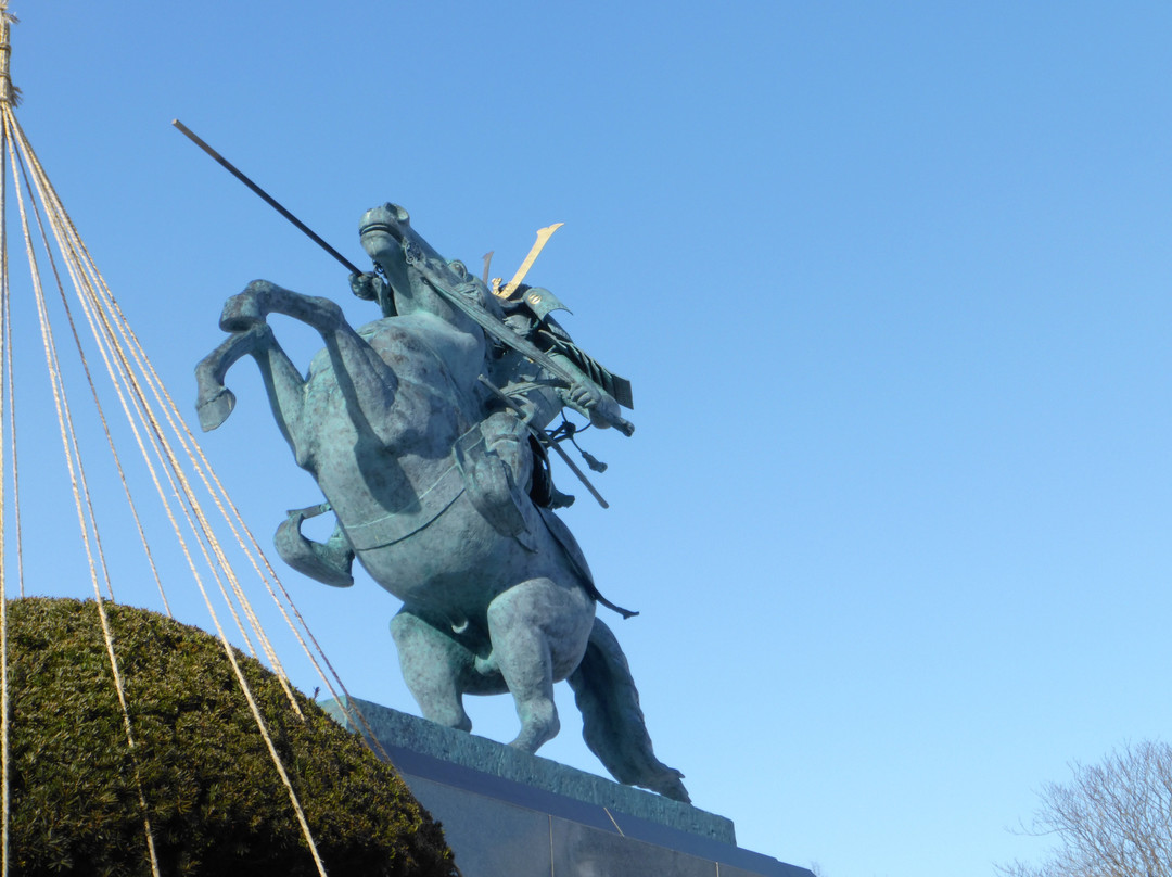 Mogami Yoshiaki Horse-riding Statue景点图片