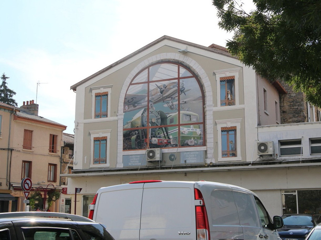 Fresque « Train et Avion »景点图片