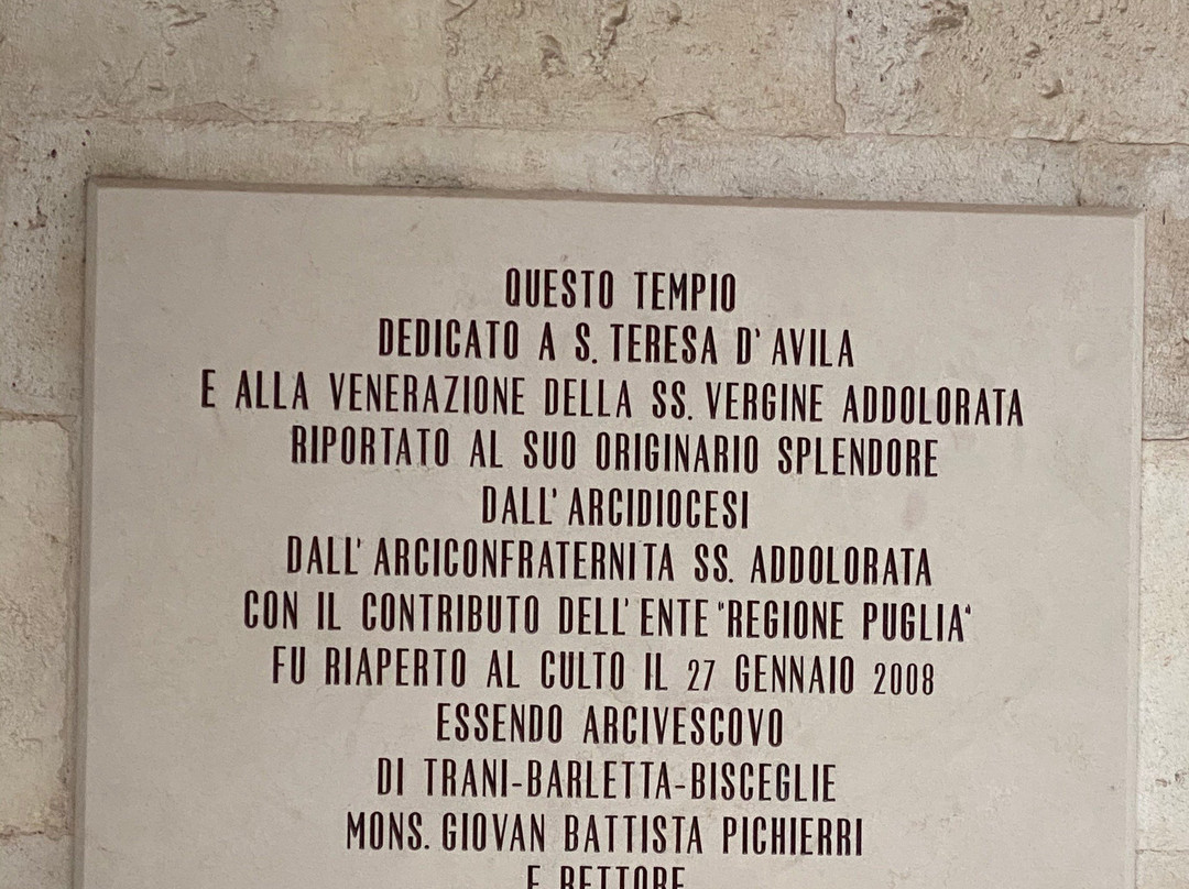 Chiesa di Santa Teresa-特拉尼必去景点