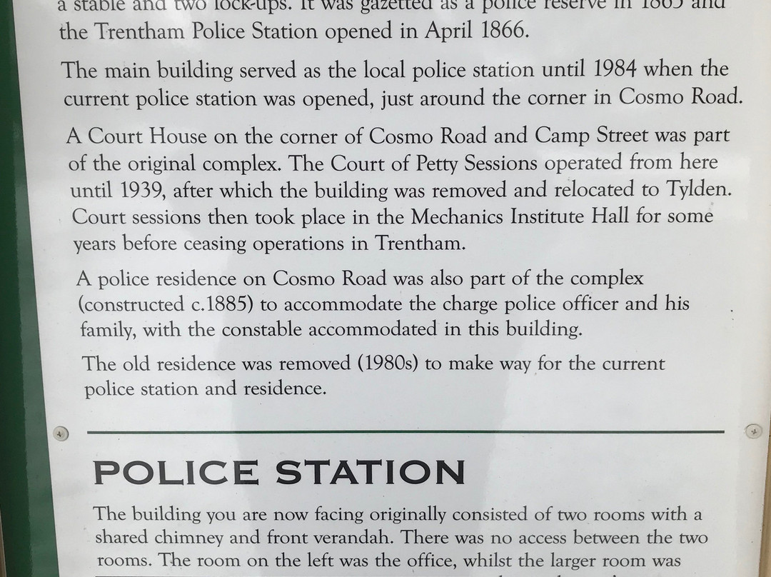 Historic Trentham Police Complex景点图片