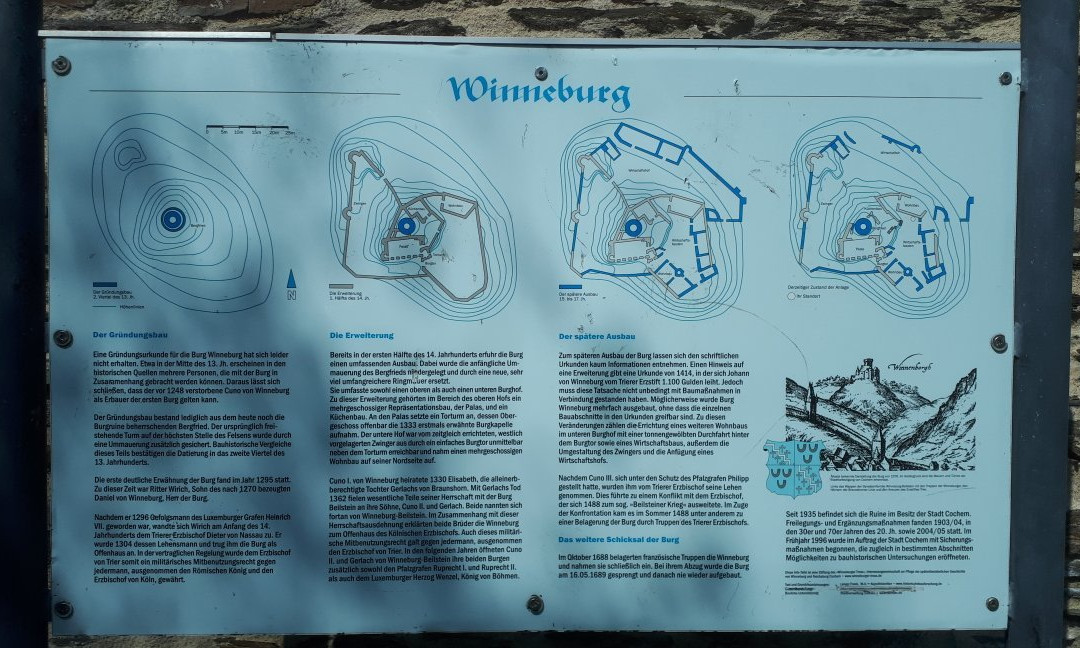 Burgruine Winneburg-科赫姆必去景点