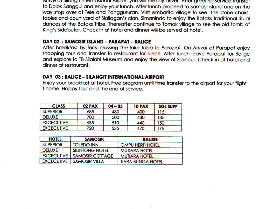 Tomok Village-沙摩西岛必去景点