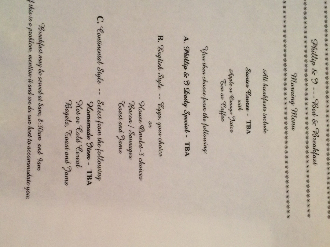 Phillip and I Bed and Breakfast主图