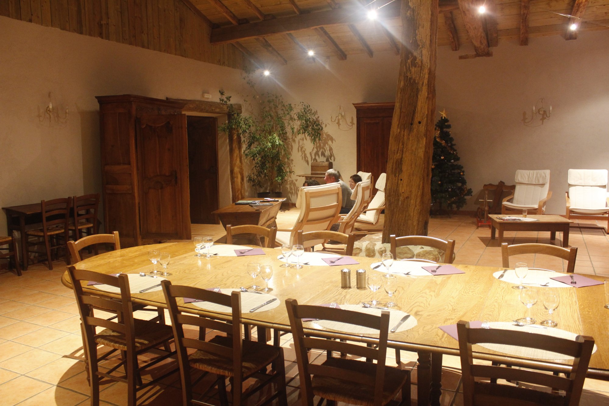 Chambre d'hôtes La Grange-餐饮