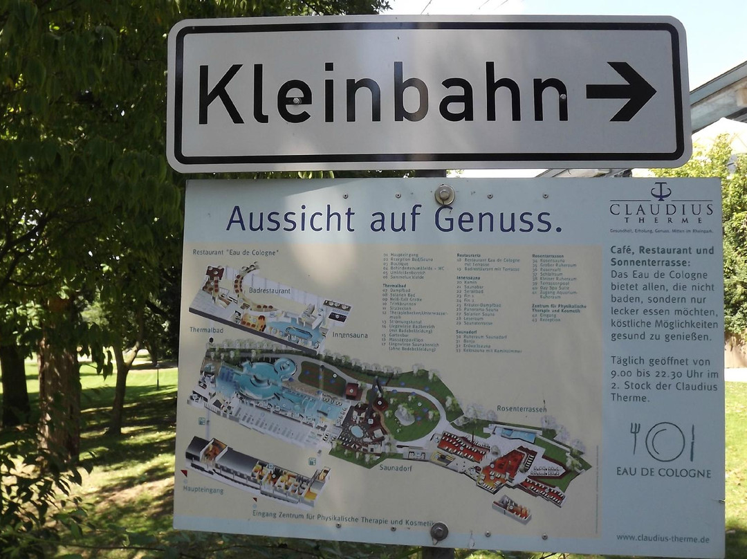 Kleinbahn im Rheinpark-科隆必去景点