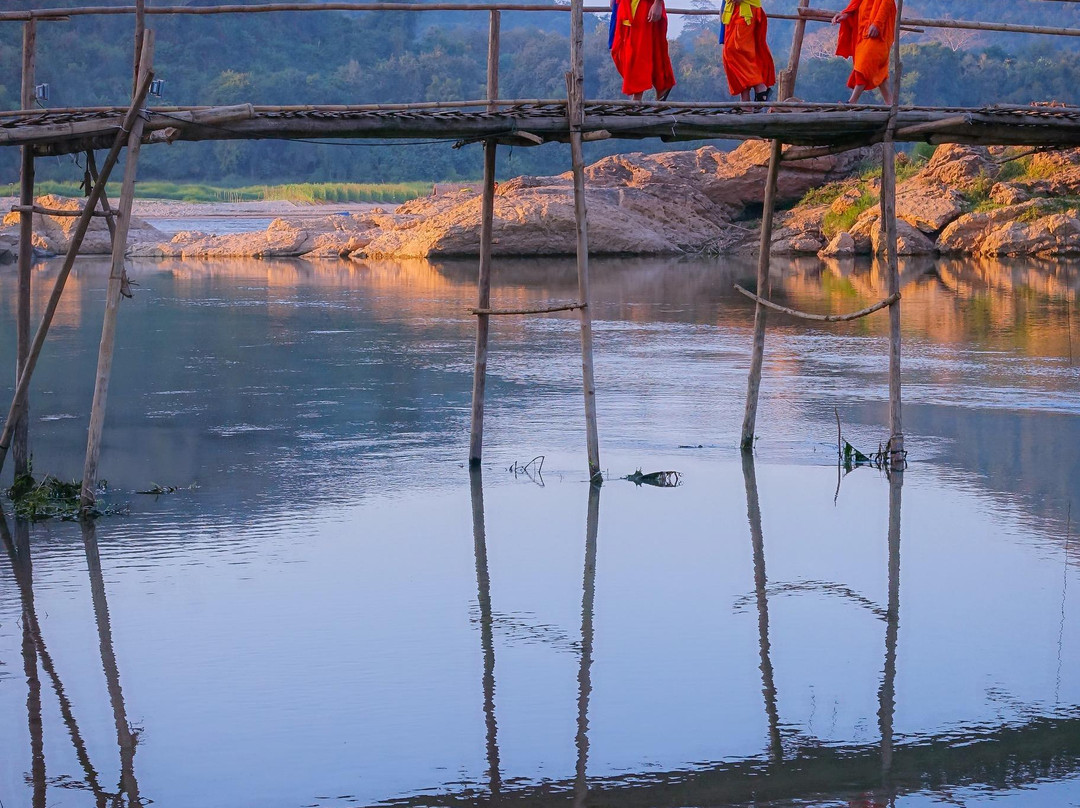 湄公河竹桥-琅勃拉邦必去景点
