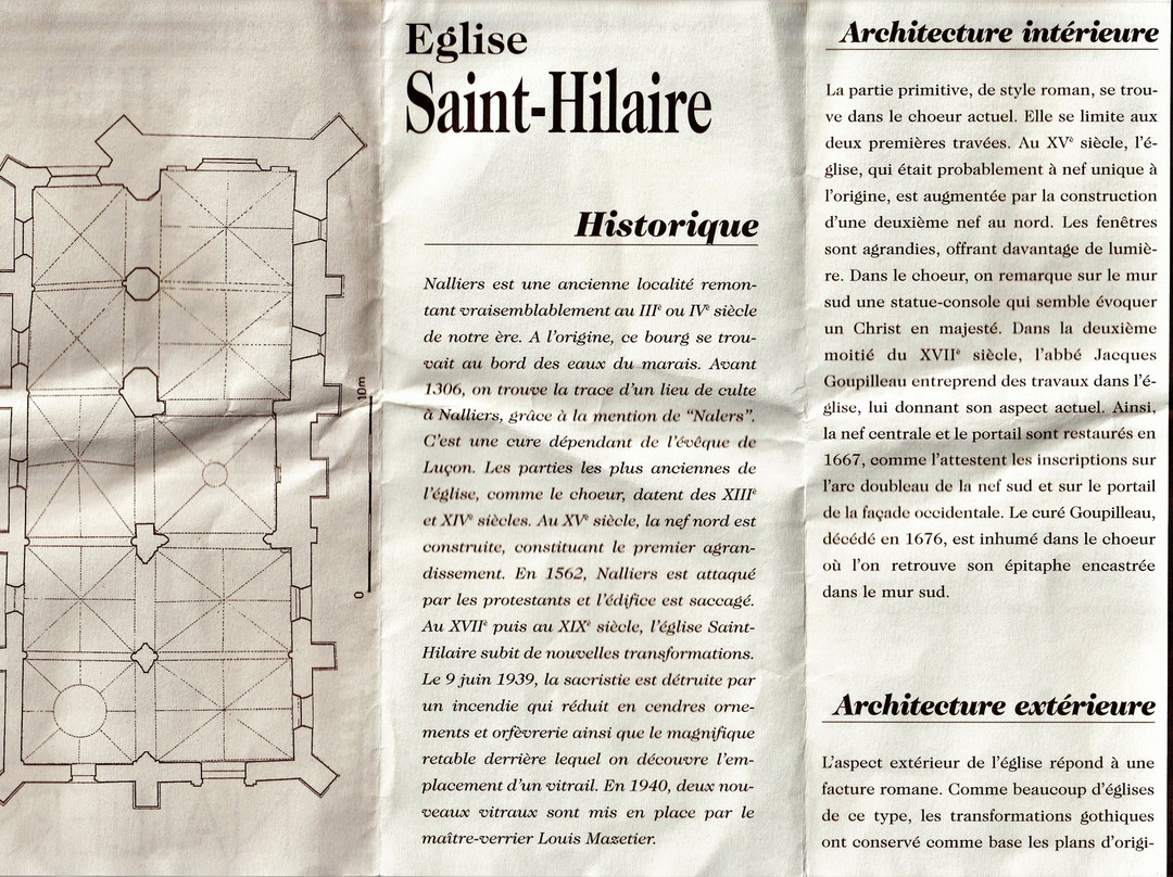 Eglise St-Hilaire (de Nalliers)-Nalliers必去景点