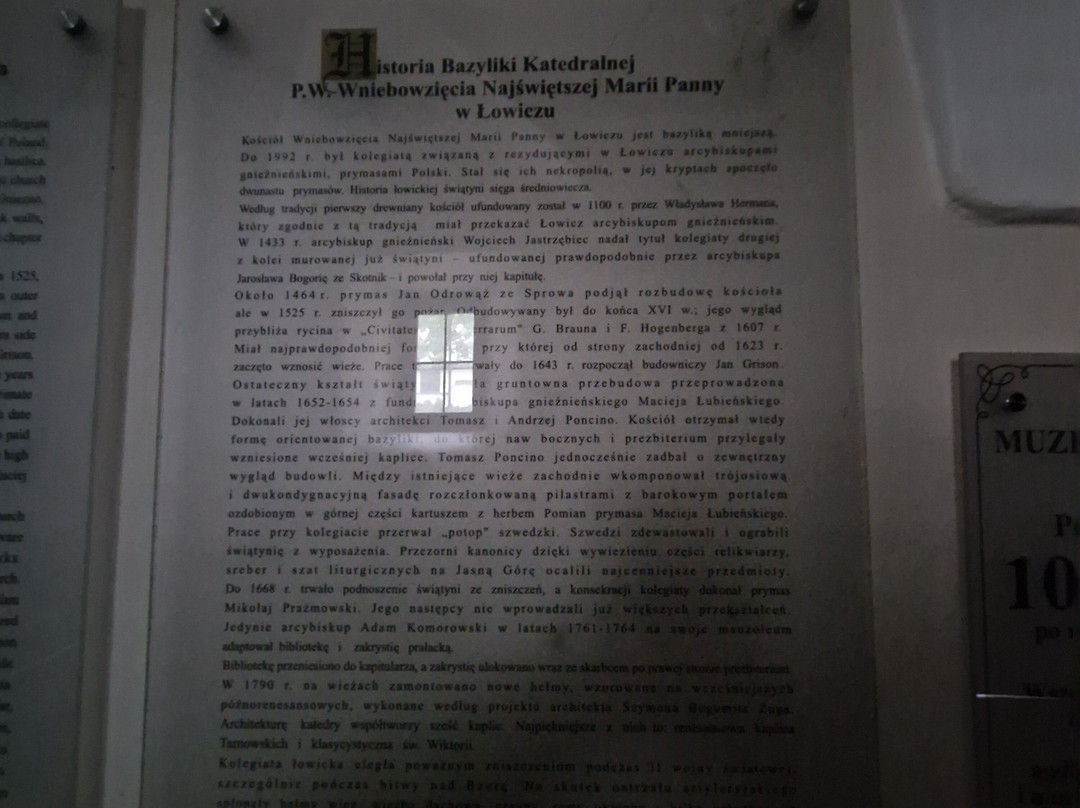 Bazylika katedralna Wniebowzięcia Najświętszej Maryi Panny i św. Mikołaja w Łowiczu-Lowicz必去景点