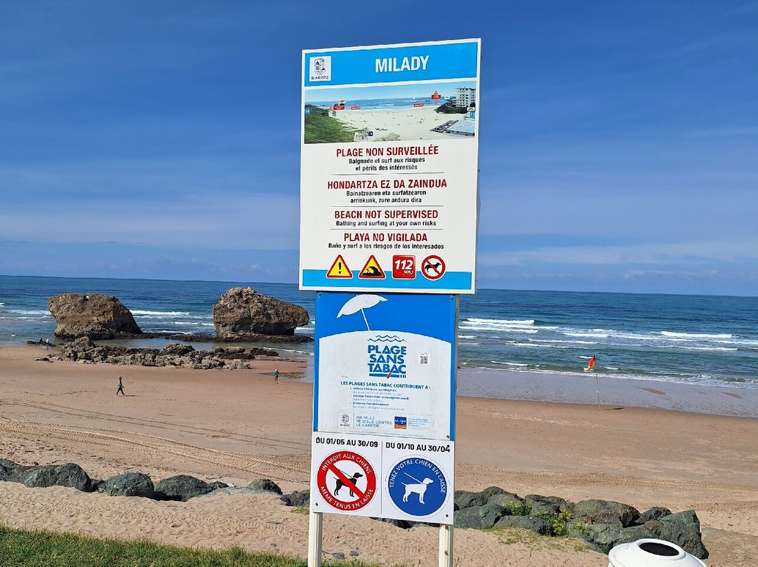 Plage de la Milady-比亚里茨必去景点