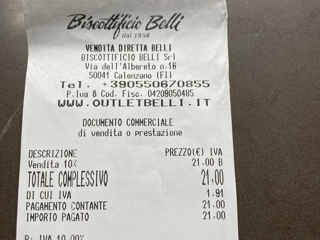 Pasticceria Biscottificio Belli - Vendita Diretta-卡伦扎诺必去景点