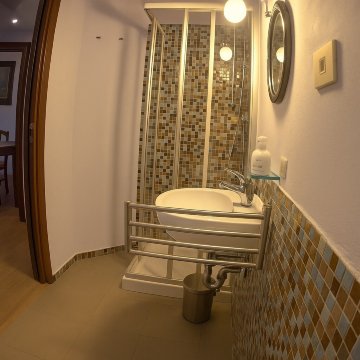 带游泳池的向日葵之家-浴室