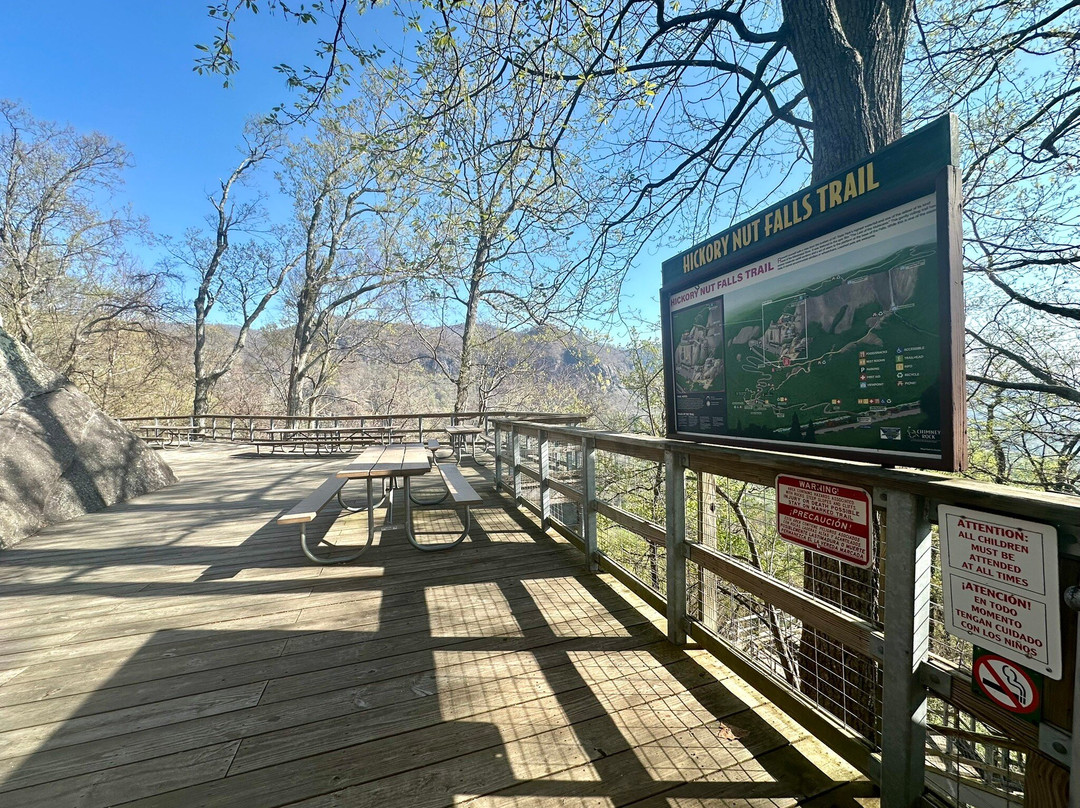 Hickory Nut Falls Trail-Chimney Rock必去景点