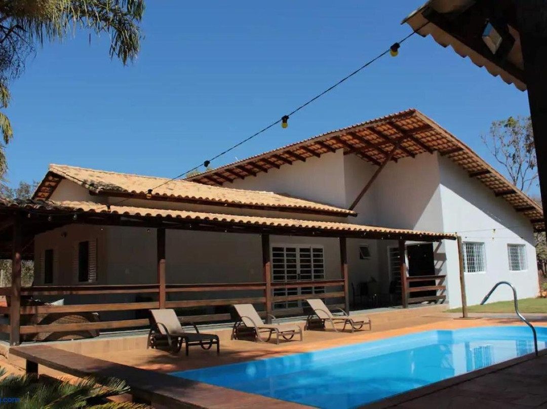 Casa na fazenda inteira ou quartos individuais no Hostel Recanto da Felicidade Paraopeba