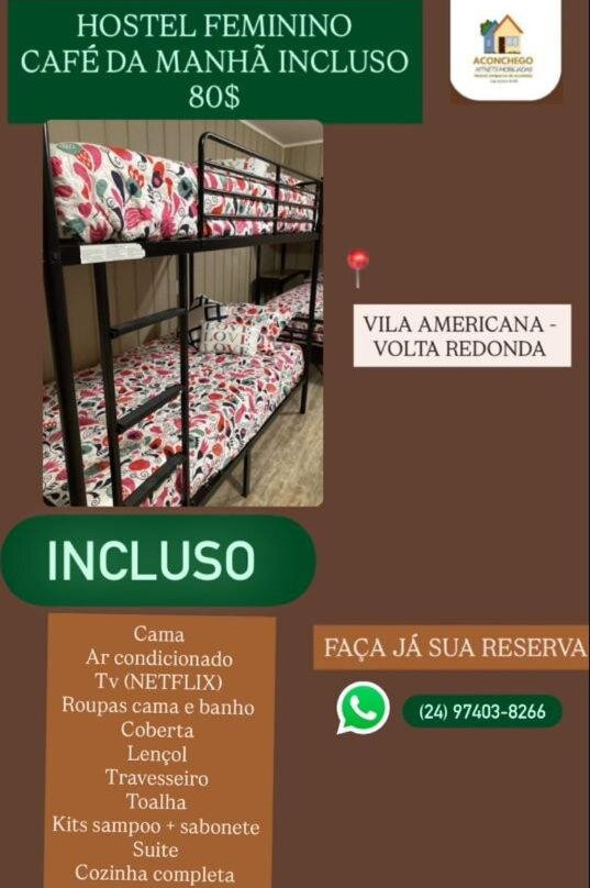 Hostel Feminino 5 estrelas