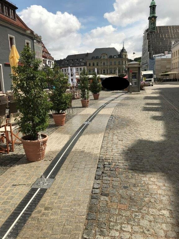 Wasserspiel auf dem Hauptmarkt-Zwickau必去景点