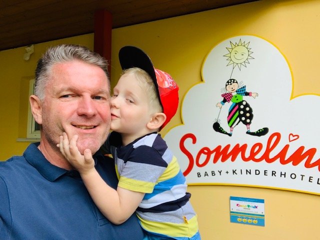 Baby + Kinderhotel Sonnelino-浴室