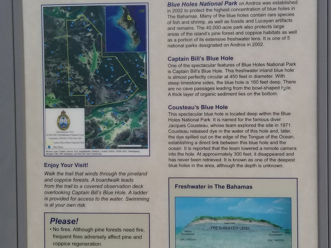 Blue Holes National Park-Andros必去景点