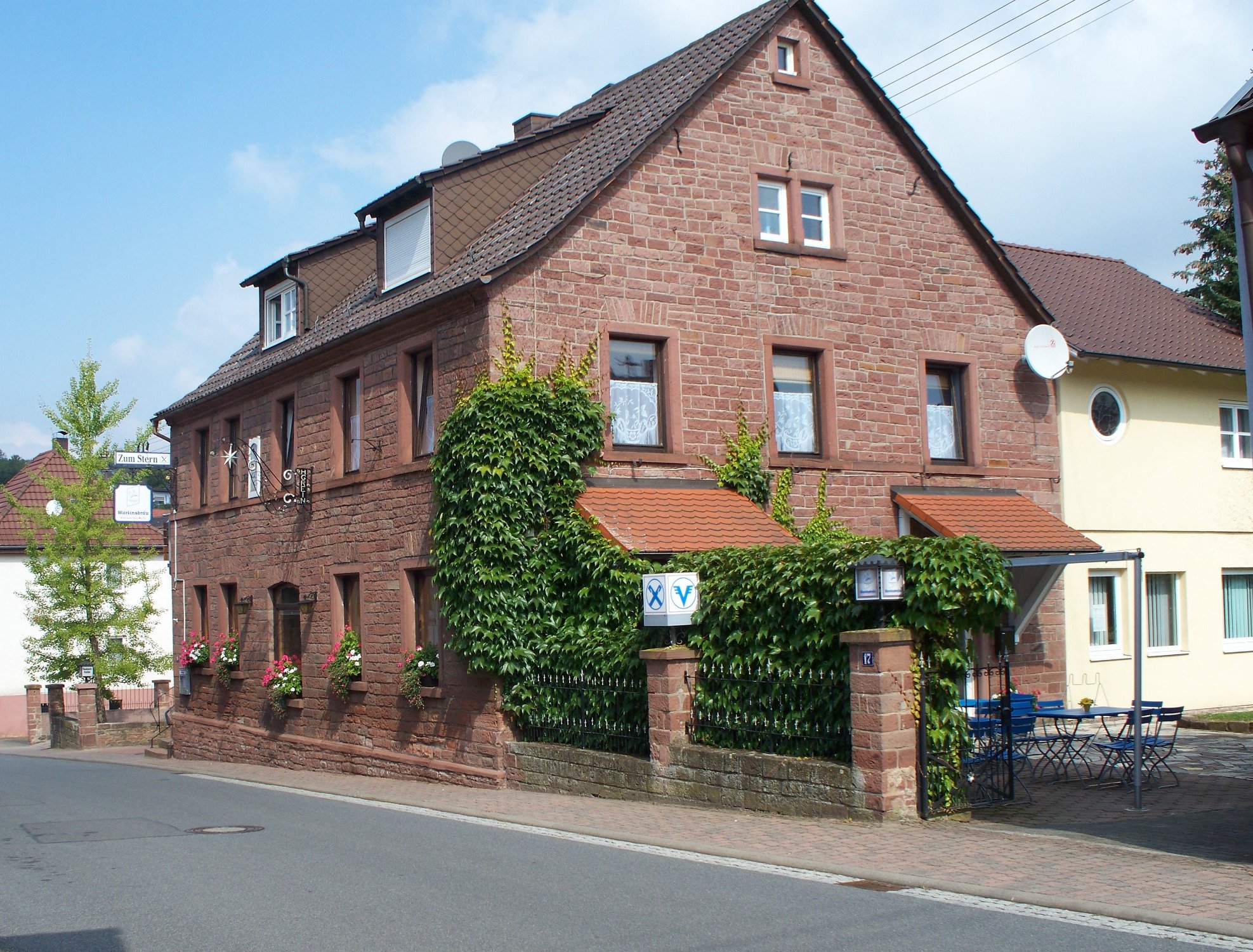 Pension Stern Rauenberg-浴室