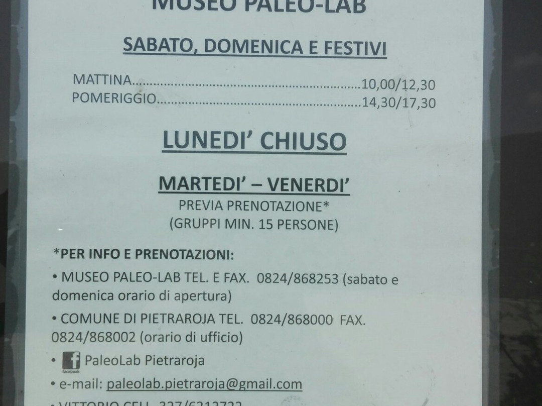 Paleolab-Pietraroja必去景点
