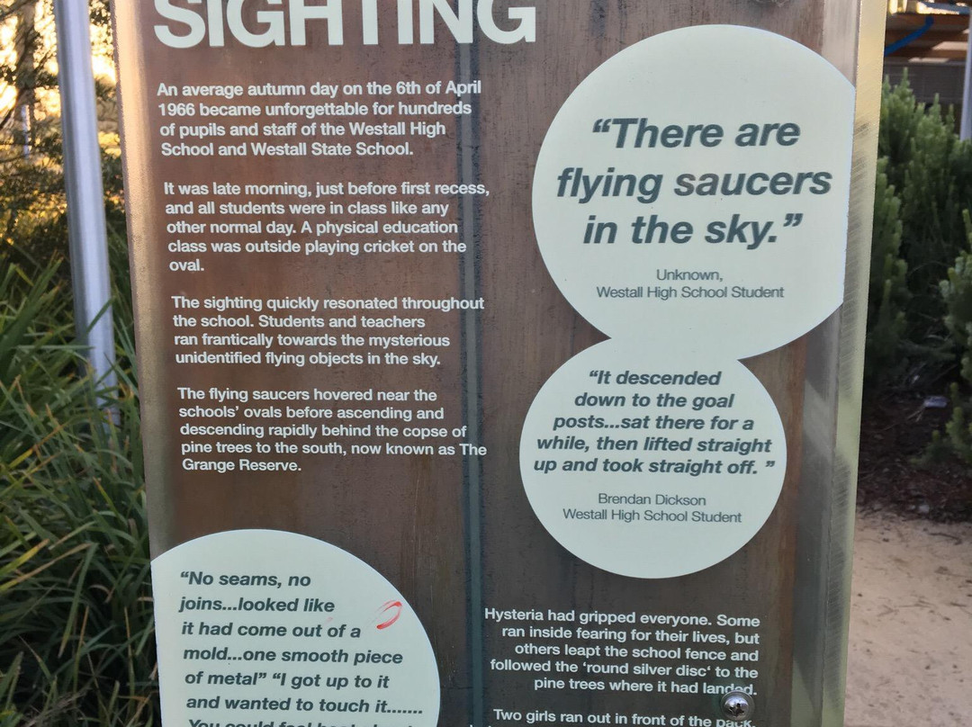 The Grange Reserve - UFO Park-克莱顿必去景点