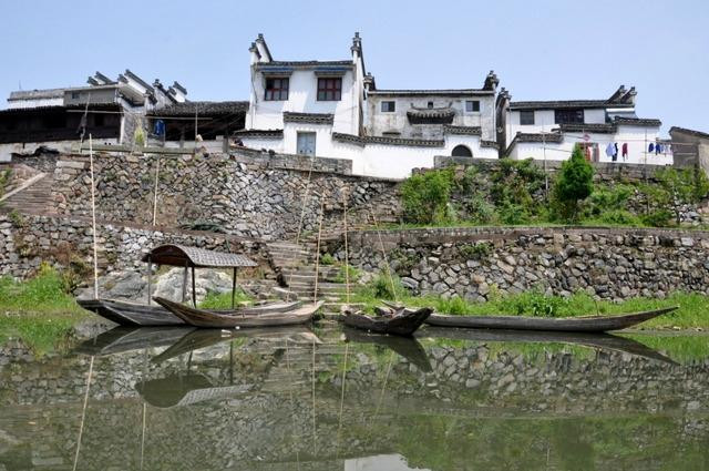 渔梁坝和渔梁古镇-黄山市必去景点