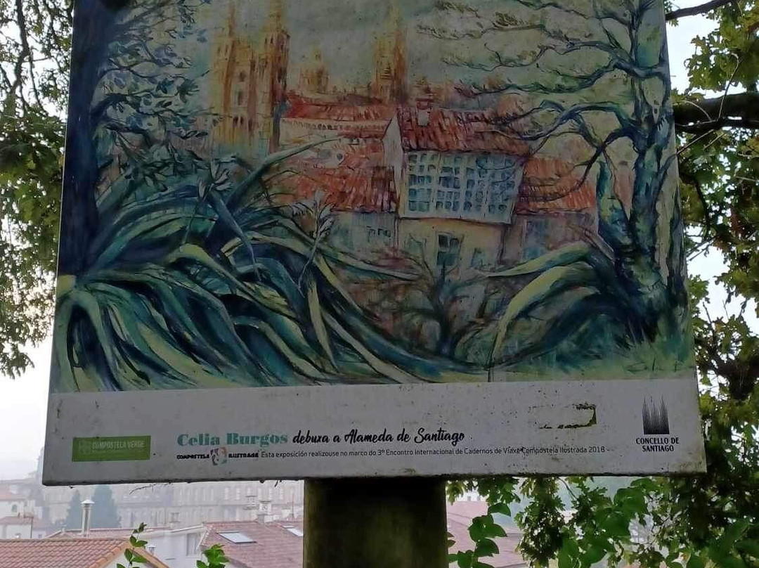 Parque de la Alameda-圣地亚哥德孔波斯特拉必去景点