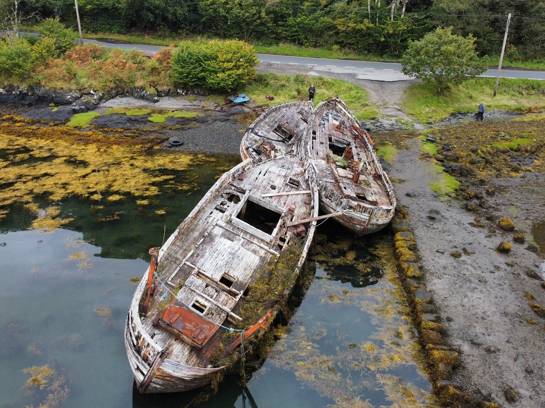 Ship Wreck at Salen Beach-Salen必去景点